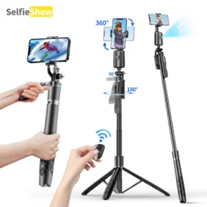 P01 AI Face Tracking Phone Holder – 360° Smart Gimbal Stand