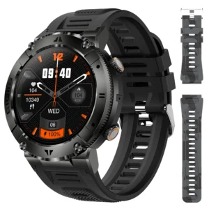 LaNikar Smart Watch for Men – Bluetooth Call Fitness Tracker Waterproof