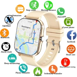 LAXASFIT Smart Watch 1.83” Bluetooth Call