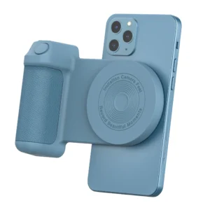 3-in-1 Magnetic Phone Holder with Bluetooth Remote – Anti-Shake Selfie Grip Stand